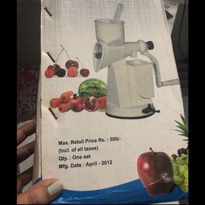 New Unused Fruit Juicer