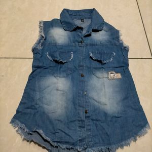 Denim Shirt For Girls