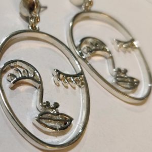 Earrings From London Silver Finish