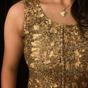 Gold Sequince Blouse