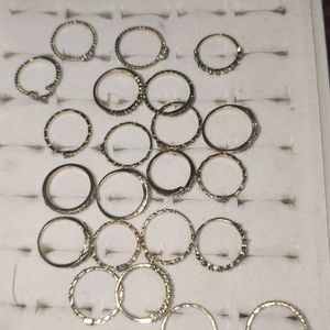 22 Pc Fancy Rings