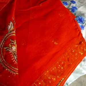 Sitara Work Bodred Saree