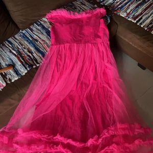 very trendy elegent  priness gown