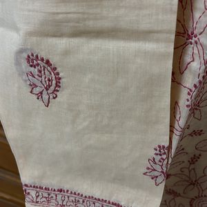 Cream Color Chikankari Kurta