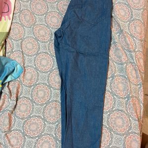 Two Tone Denim Pants