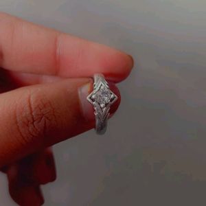 Diamond Silver Ring