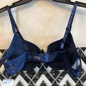 Blue Super Push up Bra For Women