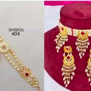 Choker Earning With Mathapati Combo Rajwadi Jewel