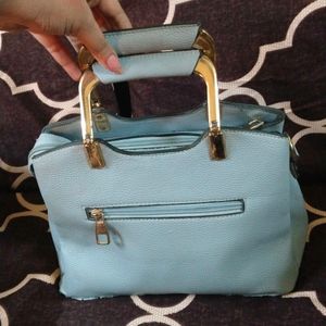 Pastel Blue Hand Bag