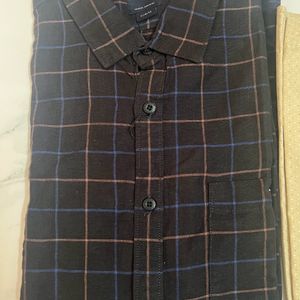 Louis Philippe Jean Slim Fit Men Shirt 40cm/large