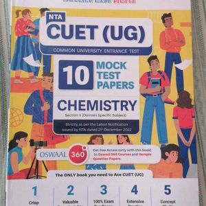 Oswaal Books Cuet Ug 2023 Mock Test Paper Chemistr