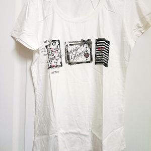 2 Large And 1 M Sized Tshirt In Cotton Hoisery