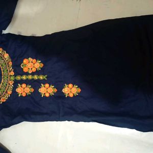 Navy Blue Kurta Set