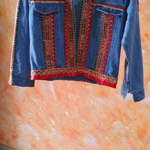 Ethnic Denim Jacket