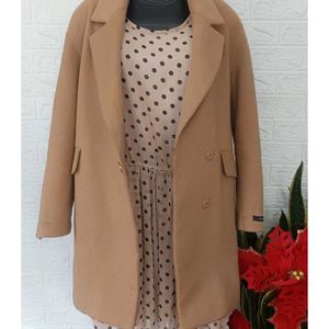 Imported Unisex Camel Overcoat