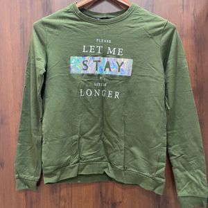 OLIVE SWEATSHIRT