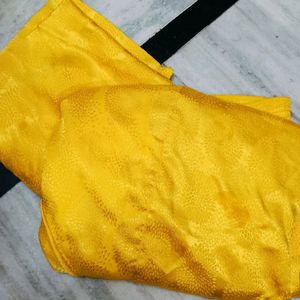 Honey Yellow Silk Suit