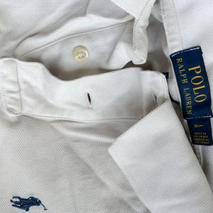 Polo White Shirt With Classic Fit