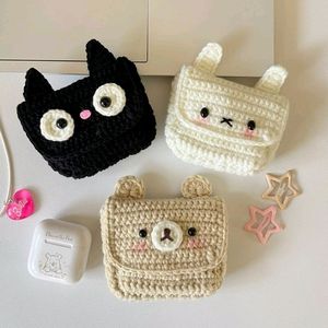 Crochet Pouch For Earphones