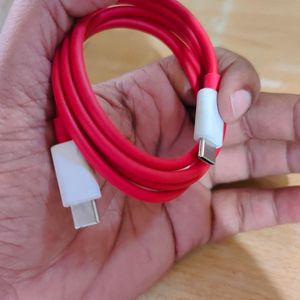 OnePlus type c to cee Cable red