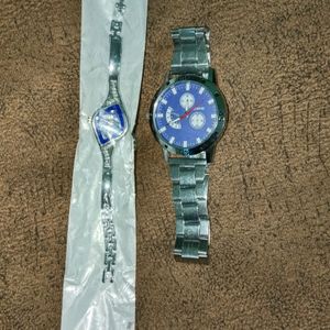 Men Women Combo Watch