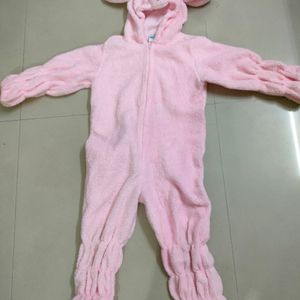 Sleep Suit With Zipper