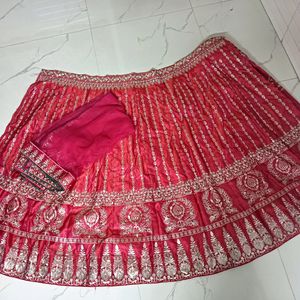Embroidery Lehenga With Dupatta And Blouse