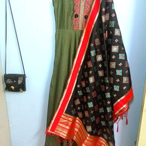 Ethnic Green Gown