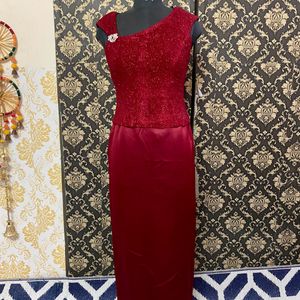 Beautiful Maroon Dress