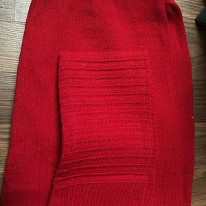 Red Leggings Free Size So Warm