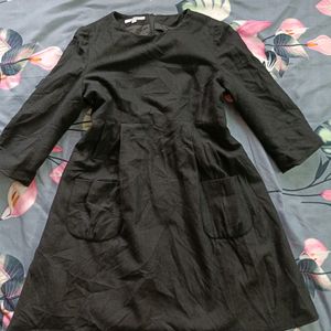 Winterwear Black Dress 👌