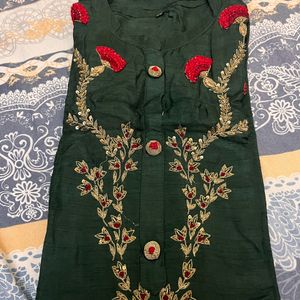 Green Heavy Kurta