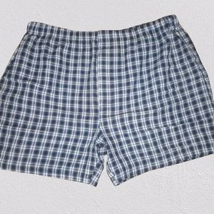 Blue Check Boxers