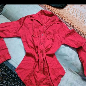 Light Red Shirt Top