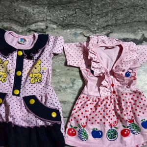 2 Combo Girl's Frock