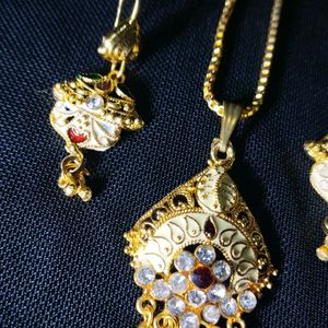 Meenakari Work Half Set