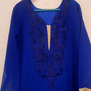 Beautiful Royal Blue Kurta