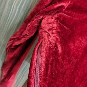 Readymade Full Sleeves Velvet Blouse