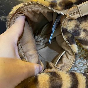 Mango Limited Edition Fur Bag Chess