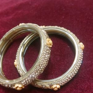 Golden Stone Bangles