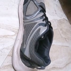 Boys Shoes With Grey ,black And White Colour Combi