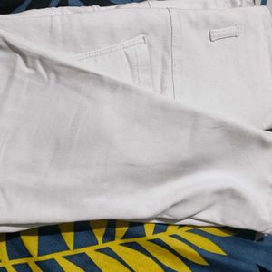 High Waist White Jeans For Sale - 32-34 Wais