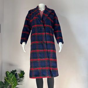 Plaid Overcoat FIXED PRICE