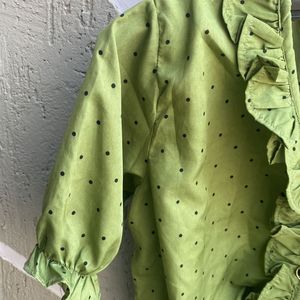 Olive Green Top For Women