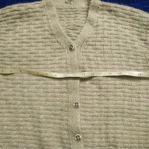 HAND WOVEN Never Used Woolen Cardigan