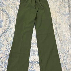 olive green trouser for women