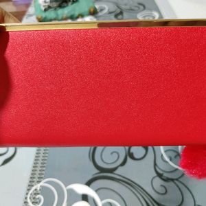 Red colour wallet