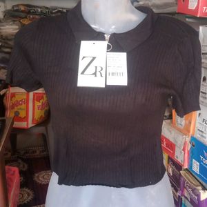 Korean Semi Winter Crop Top