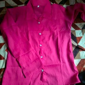 Trendy Rose Colour Shirt On Sale