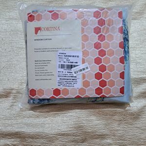 Cortina Turquoise Printed Curtains